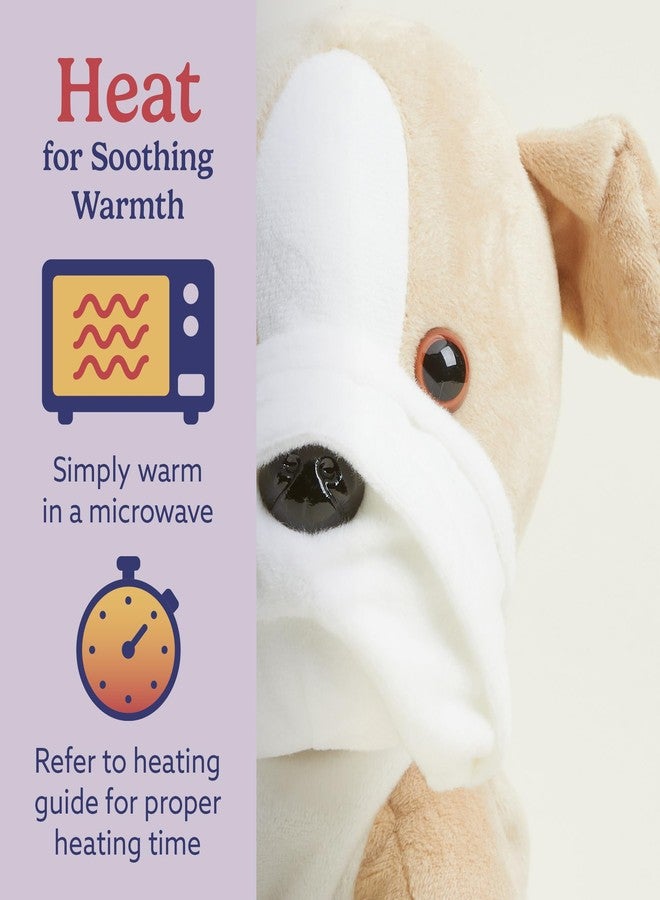 warmies Microwavable & Weighted Stuffed Animals, Bull Dog - Heated Stuffed Animal Plushie for Warmth & Comfort - Cute Soft Plush Toys for Adults & Children (Boys, Girls, Babies & Toddlers) - Image 4